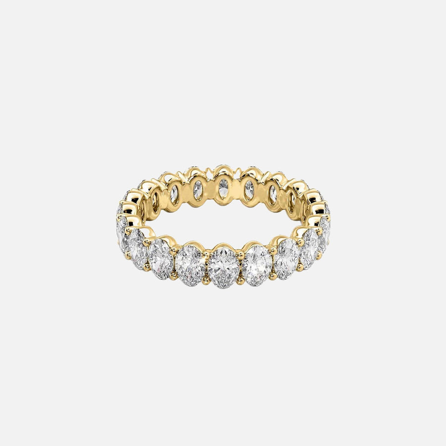  Oval Eternity Ring 14k Yellow Gold 3 0 001