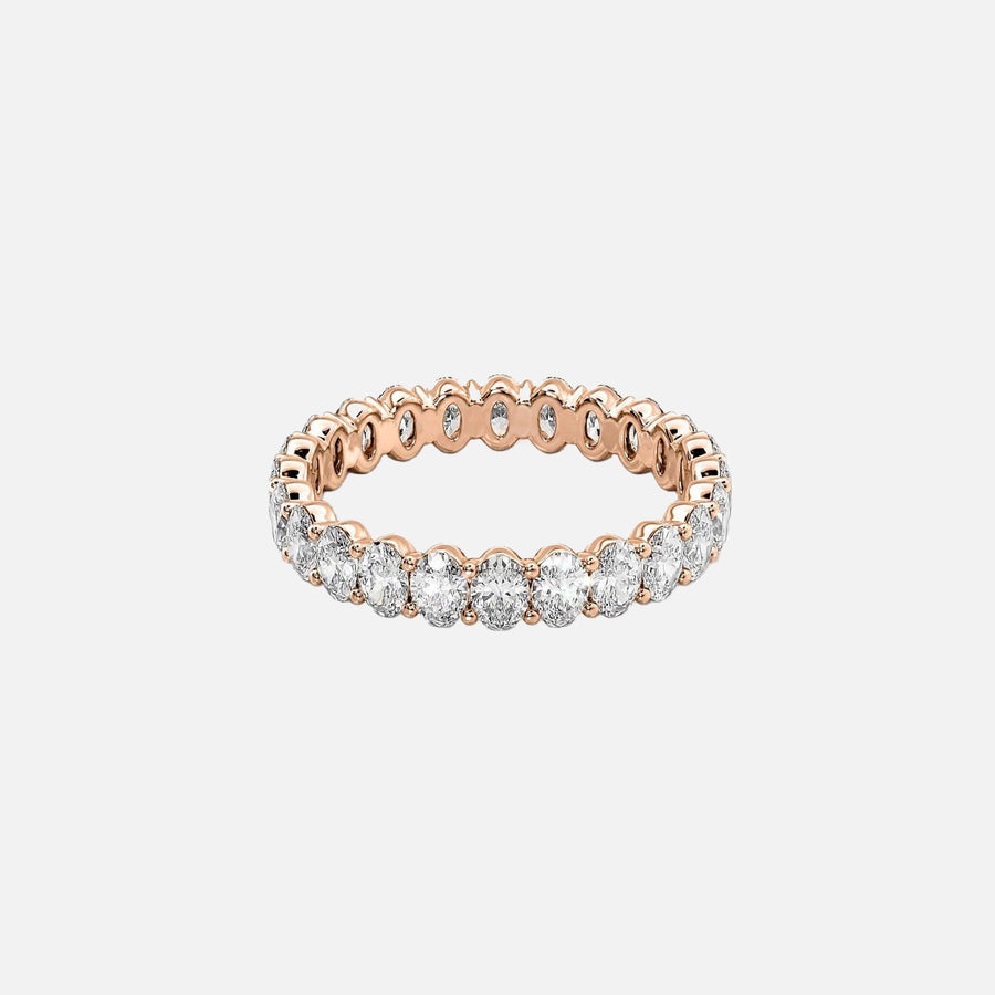  Oval Eternity Ring 18k Rose Gold 2 0 001