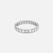  Oval Eternity Ring 18k White Gold 2 0 001