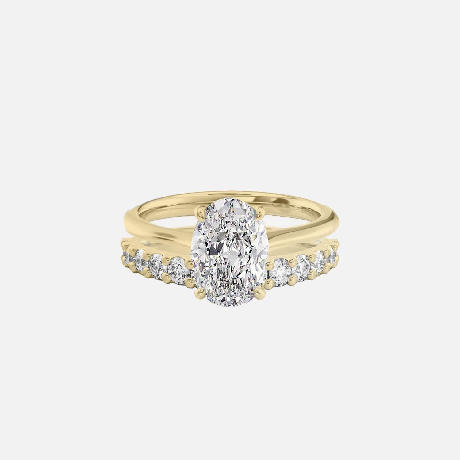 Oval Glamour Ring Stack - KNT - Engagement Rings, Wedding Bands & Fine Jewelry