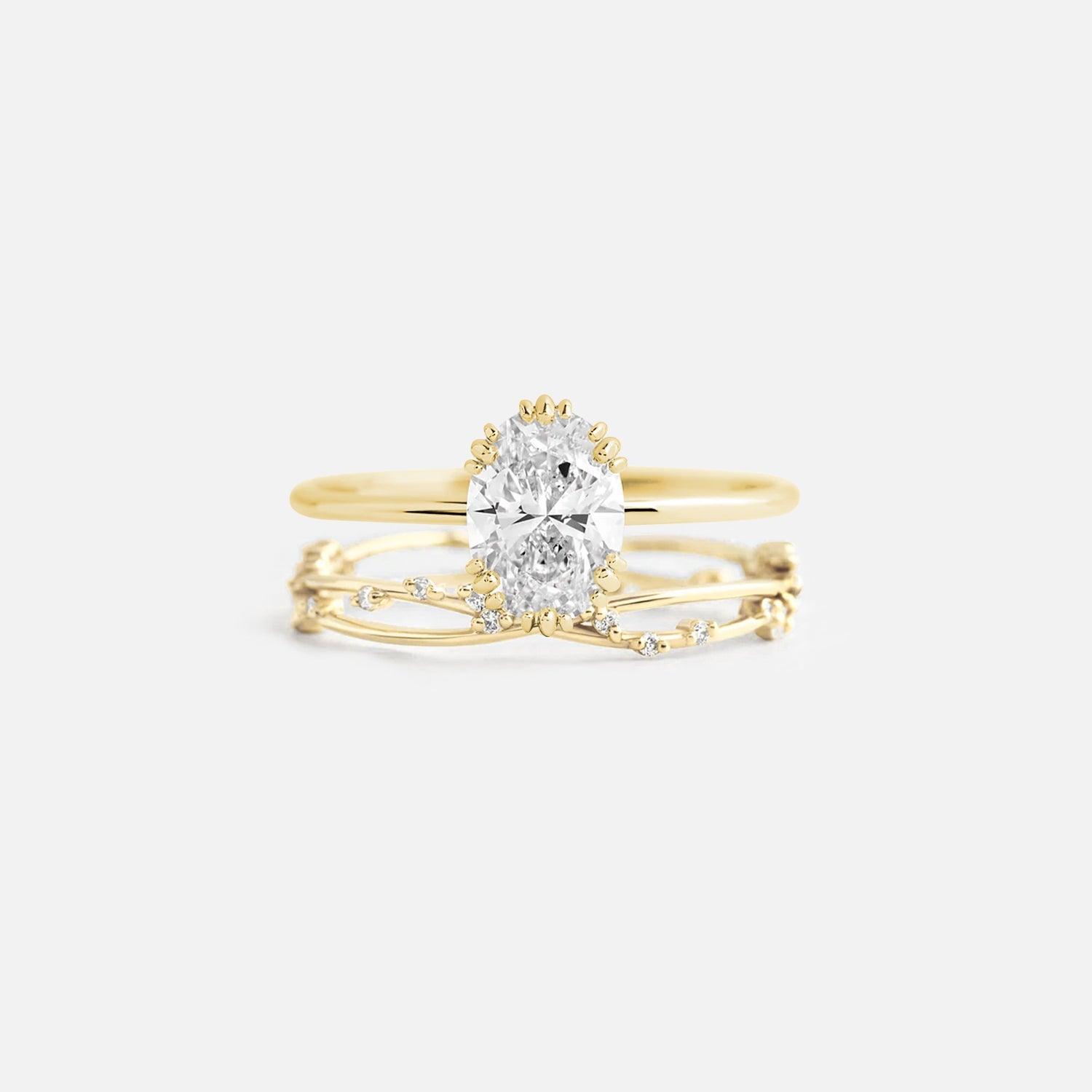 Oval Molly & Eden Ring Stack - KNT - Engagement Rings, Wedding Bands & Fine Jewelry