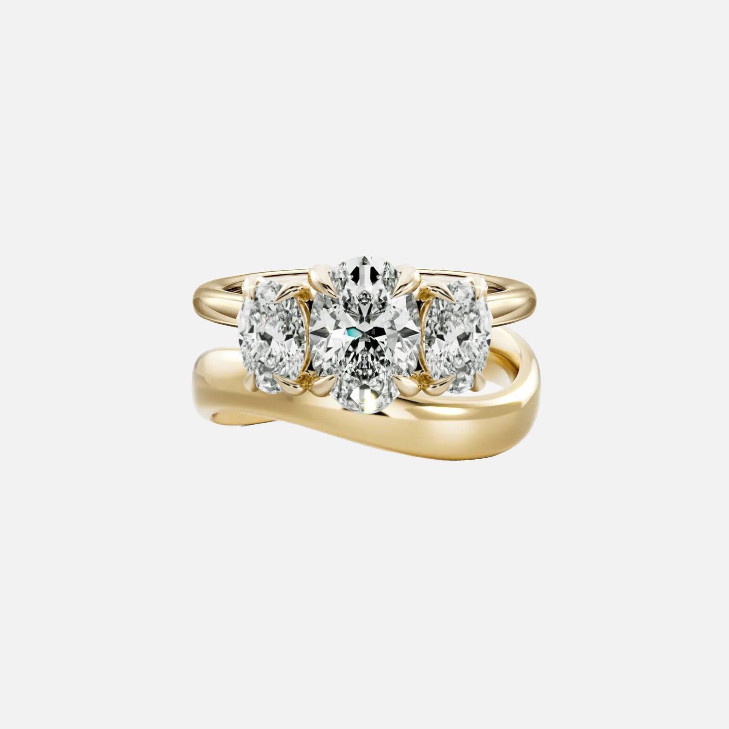 Oval Trilogy Belle Ring Stack - KNT - Engagement Rings, Wedding Bands & Fine Jewelry
