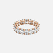  Oval U Prong Eternity Ring 18k Rose Gold 4 5 001