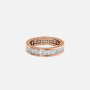  Princess Channel Eternity Ring 18k Rose Gold 2 5 001