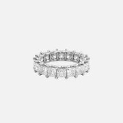  Princess U Prong Eternity Ring 14k White Gold 5 5 001