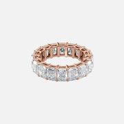  Radiant Eternity Ring 14k Rose Gold 7 0 001