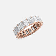  Radiant Eternity Ring 14k Rose Gold 7 0 002