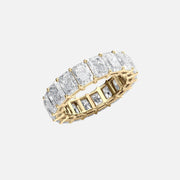  Radiant Eternity Ring 14k Yellow Gold 7 0 002