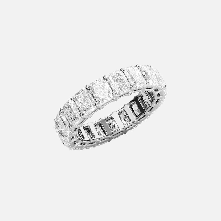  Radiant Eternity Ring 18k White Gold 6 0 002
