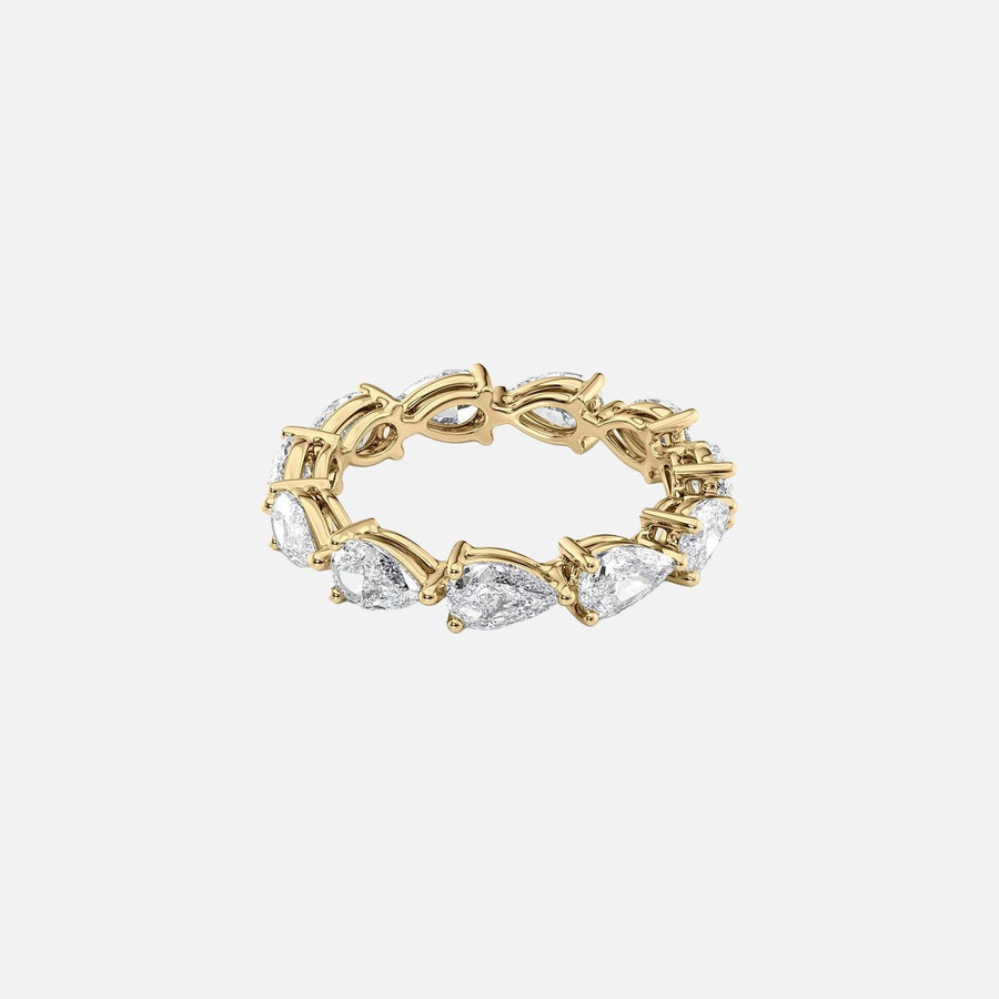 The Eternity Radiant Pear Prong Moissanite Ring - KNT - Engagement Rings, Wedding Bands & Fine Jewelry