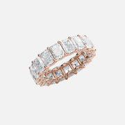  Radiant U Pave Prong Eternity Ring 18k Rose Gold 7 3 002