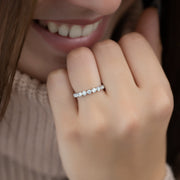  Round Bezel Eternity Ring 14k White Gold 1 0 002