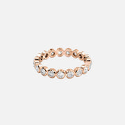  Round Bezel Eternity Ring 18k Rose Gold 1 0 001