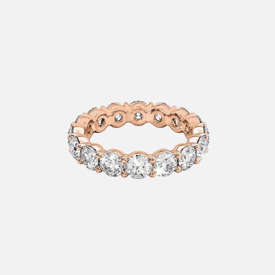  Round Eternity Ring 14k Rose Gold 4 0 001