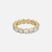  Round Eternity Ring 14k Yellow Gold 4 5 001