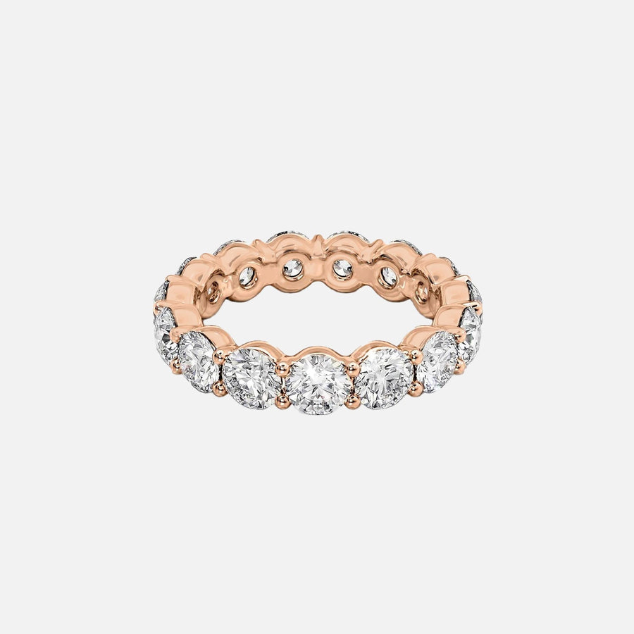  Round Eternity Ring 18k Rose Gold 4 5 001