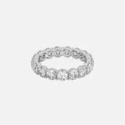  Round Eternity Ring 18k White Gold 3 5 001