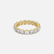  Round Eternity Ring 18k Yellow Gold 3 5 001