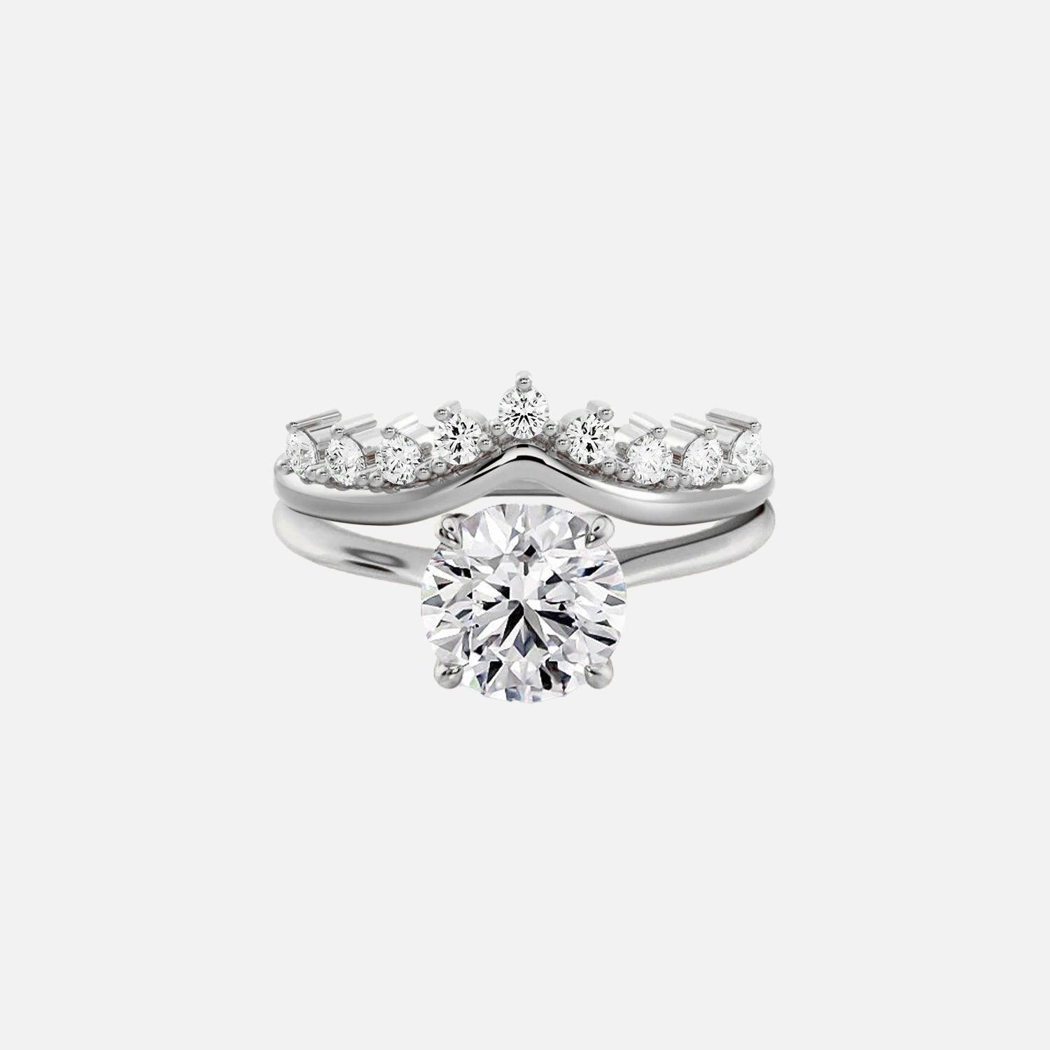 Round Glamour Ring Stack - KNT - Engagement Rings, Wedding Bands & Fine Jewelry