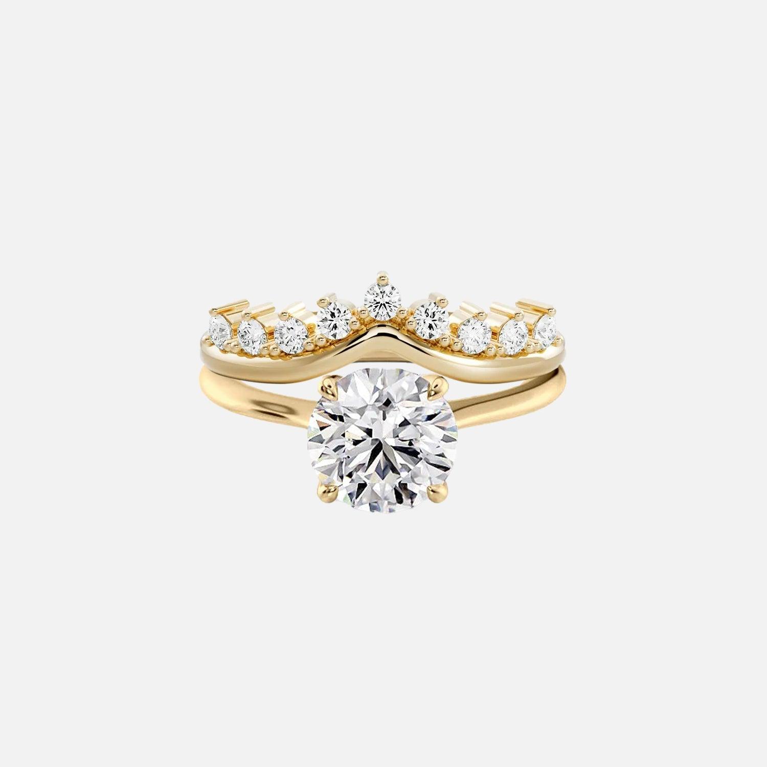 Round Glamour Ring Stack - KNT - Engagement Rings, Wedding Bands & Fine Jewelry