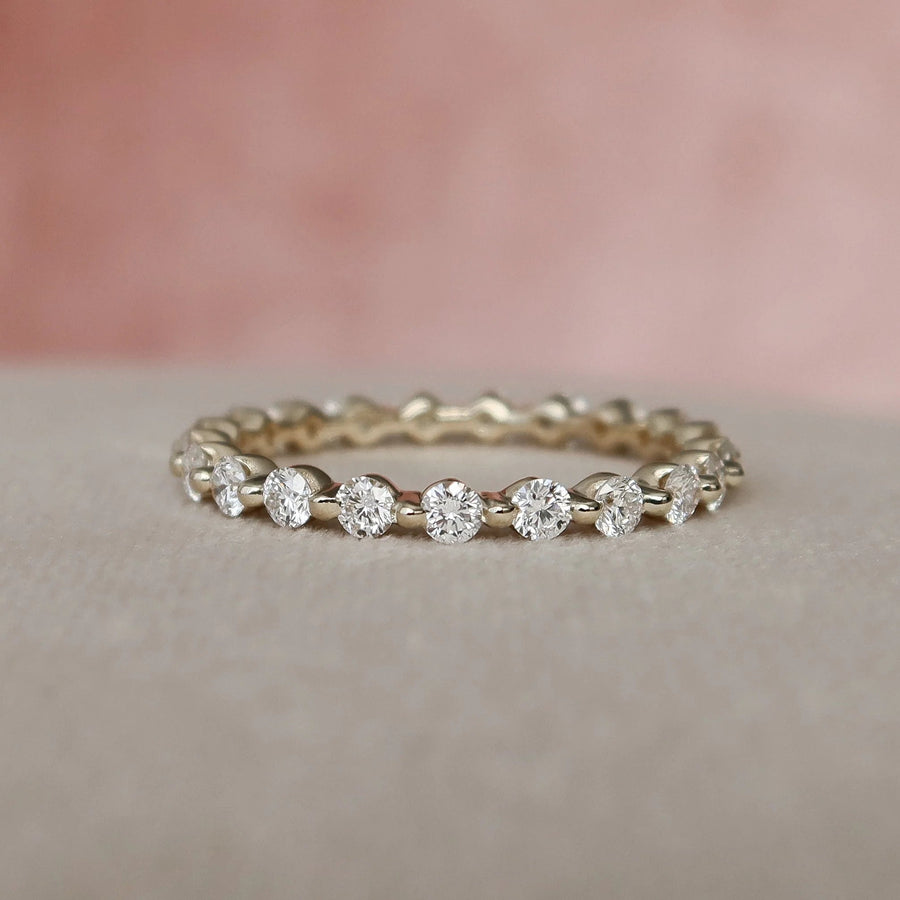  Round Shared Prong Eternity Ring 14k Yellow Gold 1 0 004 Final
