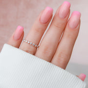  Round Shared Prong Eternity Ring 18k Rose Gold 1 0 002