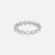  Round Shared Prong Eternity Ring 18k White Gold 2 0 001