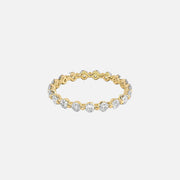  Round Shared Prong Eternity Ring 18k Yellow Gold 1 0 001