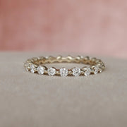  Round Shared Prong Eternity Ring 18k Yellow Gold 1 0 004 Final