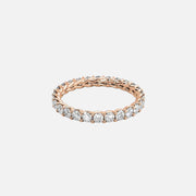  Round Trellis Eternity Ring 14k Rose Gold 1 5 001