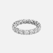  Round Trellis Eternity Ring 14k White Gold 4 0 001