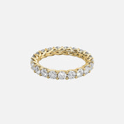  Round Trellis Eternity Ring 14k Yellow Gold 2 0 001