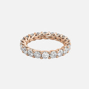  Round Trellis Eternity Ring 18k Rose Gold 3 0 001