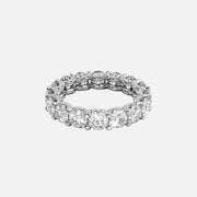  Round U Pave Prong Eternity Ring 14k White Gold 4 8 001