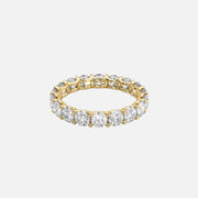  Round U Prong Eternity Ring 14k Yellow Gold 3 5 001