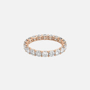  Round U Prong Eternity Ring 18k Rose Gold 2 0 001
