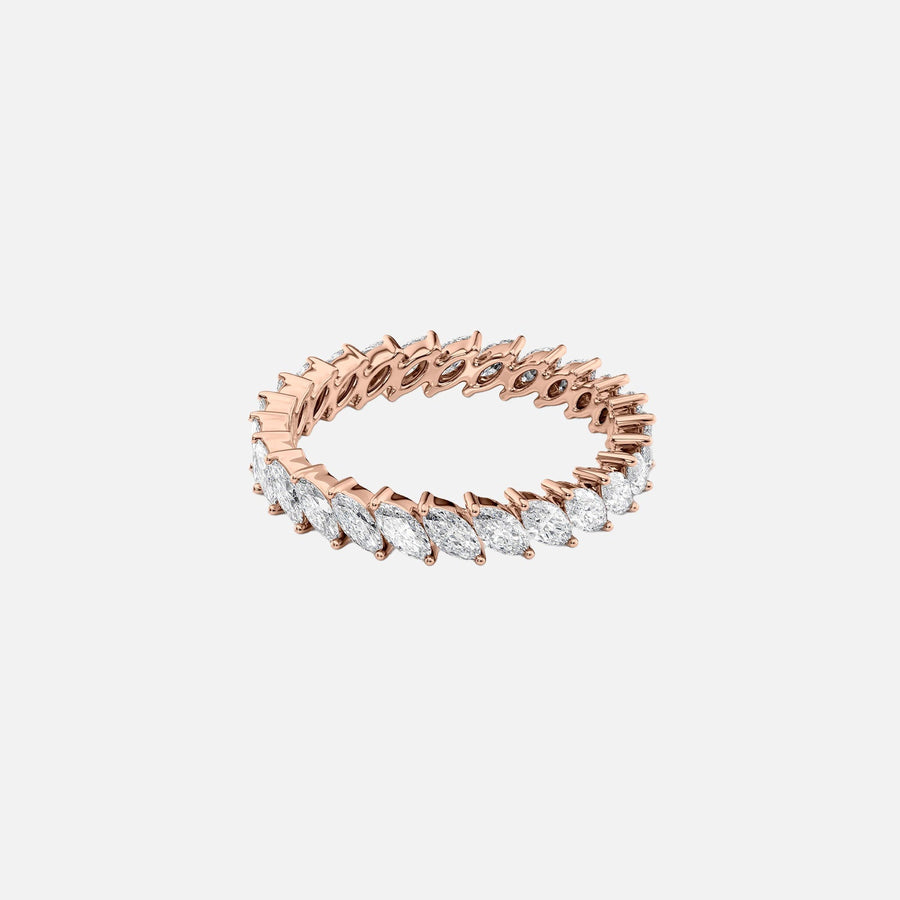  Slanted Marquise Eternity Ring 14k Rose Gold 1 5 001