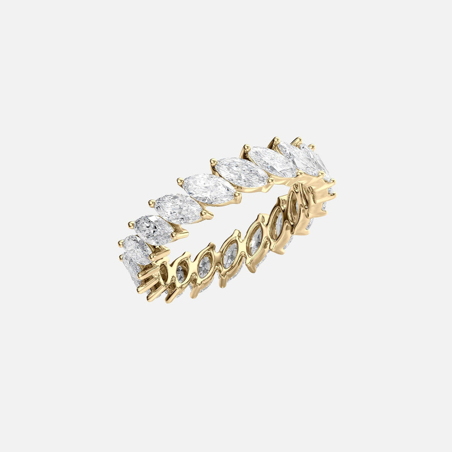  Slanted Marquise Eternity Ring 14k Yellow Gold 3 0 002