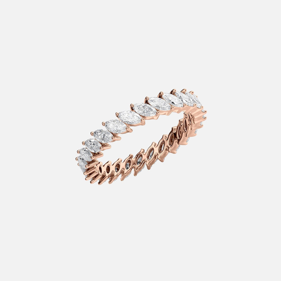  Slanted Marquise Eternity Ring 18k Rose Gold 1 5 002