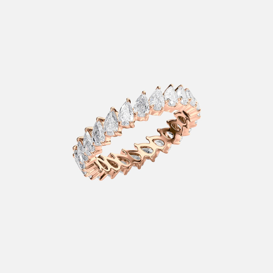  Slanted Pear Eternity Ring 14k Rose Gold 2 5 002