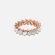  Slanted Pear Eternity Ring 14k Rose Gold 4 0 001