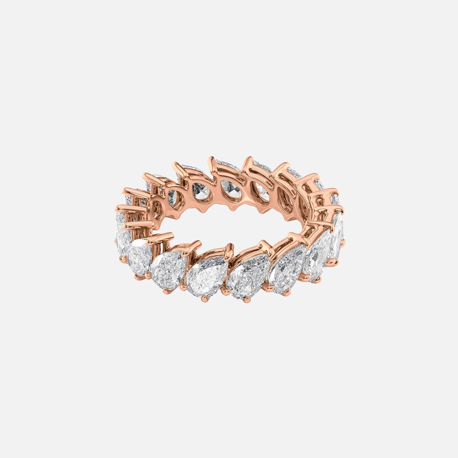  Slanted Pear Eternity Ring 14k Rose Gold 4 0 001