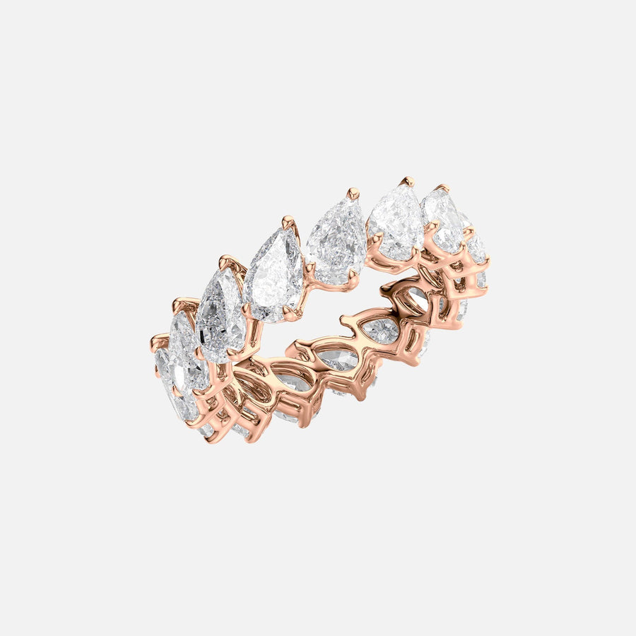  Slanted Pear Eternity Ring 14k Rose Gold 4 5 002