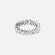  Slanted Pear Eternity Ring 14k White Gold 3 5 001