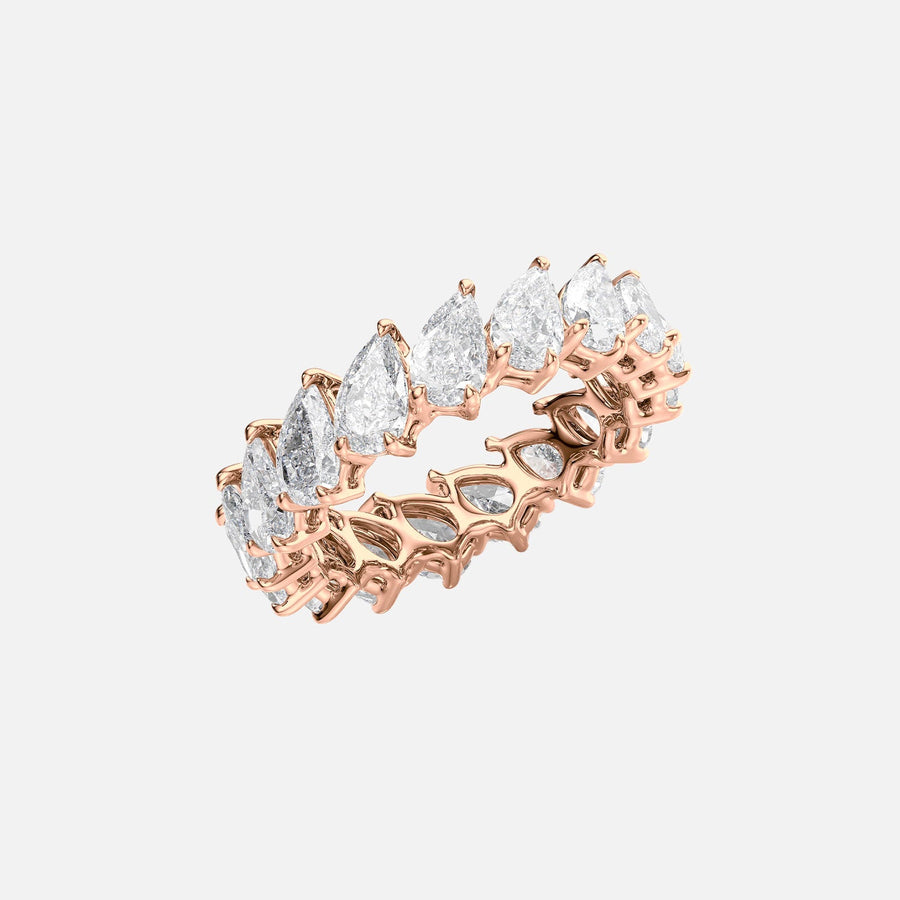  Slanted Pear Eternity Ring 18k Rose Gold 4 0 002