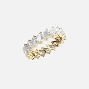  Slanted Pear Eternity Ring 18k Yellow Gold 3 0 002