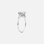  The Abigail Radiant Lab Diamond Ring 18k White Gold 002