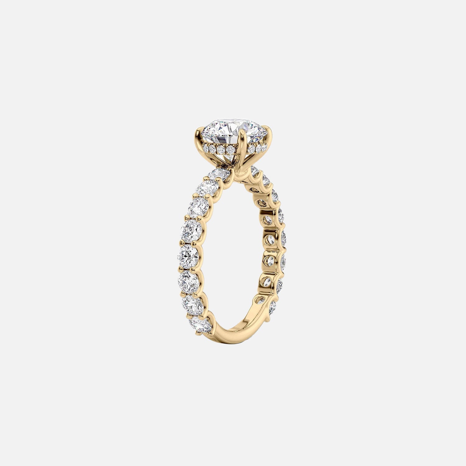  The Adelle Marquise Lab Diamond Ring 14k Yellow Gold 002