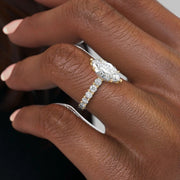 The Adelle Marquise Lab Diamond Ring 14k Yellow Gold 005 Final