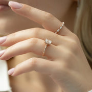  The Alice Radiant Lab Diamond Ring 18k Rose Gold 003 Final